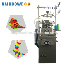 New fashion ce certification automatic jacquard patterns sock knitting machine in Italy